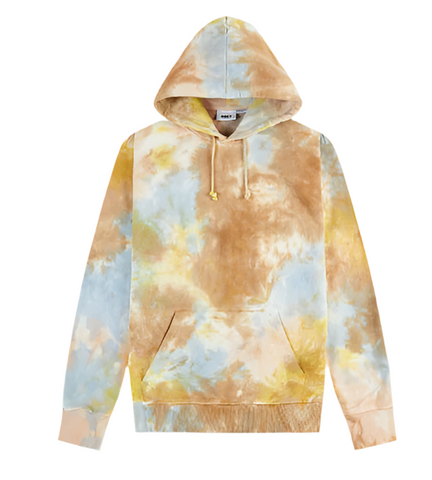 Obey 'Mini Bold Recycled Tie-Dye' Hoodie - Toffee Multi