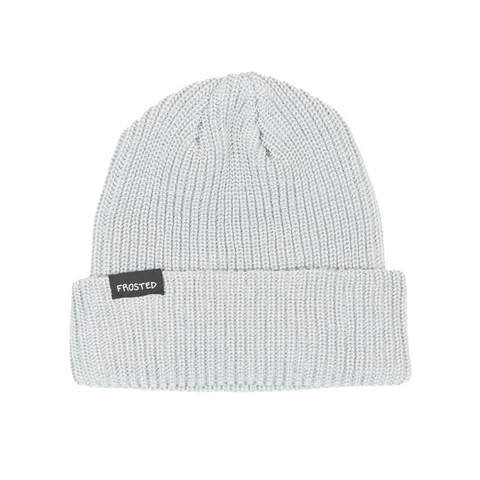 Frosted 'Classic' Beanie - Charcoal