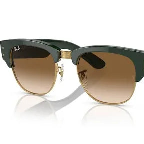 Ray-Ban 'Mega Clubmaster' Sunglasses - Green On Arista / Clear Gradient Brown