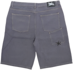 Frosted 'Baggy' Shorts - Grey