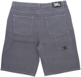 Frosted 'Baggy' Shorts - Grey