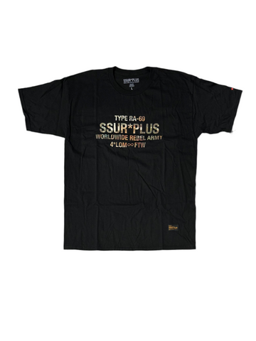 SSUR 'Rebel Army' Tee - Black