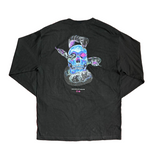 Primitive 'Skull N Snake' L/S Tee - Black