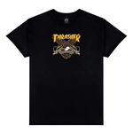 Thrasher X Anti-Hero 'Eaglegram' Tee - Black