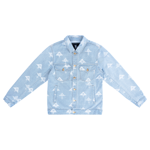 LRG 'Two Tree 4 Seven' Denim Vest - Denim Blue