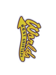 Grip 'Worlds Best Griptape' Sticker - Yellow