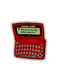 Shake Junt 'Flip Phone' Sticker - Red