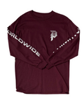 Primitive 'Dirty P Bars' L/S Tee - Burgundy