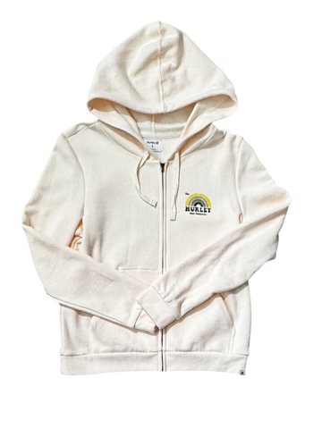 Hurley 'Surfbow' Zip-Up Hoodie - Peach