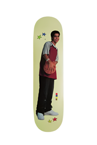 Color Bars x Degrassi 'Baller' Skate Deck - Yellow