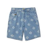 HUF 'Fuck It Cromer' Baggy Jean Shorts - Blue