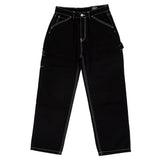 Krooked 'Sun Heart' Carpenter Pants - Black