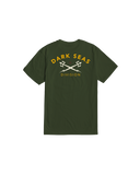 Dark Seas 'Headmaster V3' Tee - Military Green