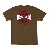 Independent 'Rose Span' Tee - Dark Chocolate
