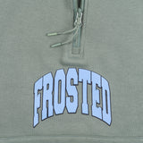 Frosted Skateboards Quarter-Zip Hoodie - Dusty Green