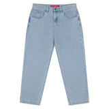 Loviah 'OG' Baggy 5 Pocket Denim Pants - White Blue Wash