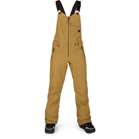 Volcom 'Swift' BIB Overall - Burnt Khaki (Women’s)