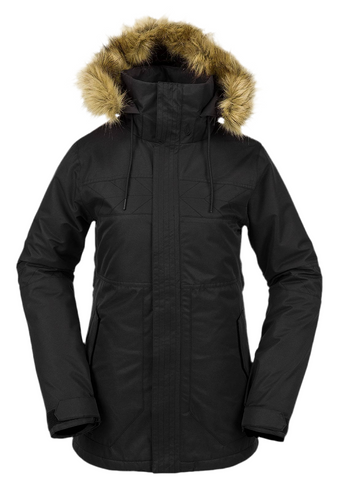 Volcom 'Fawn' Insulated Jacket - Black