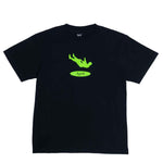April Skateboards 'Man Down' Tee - Black/Green