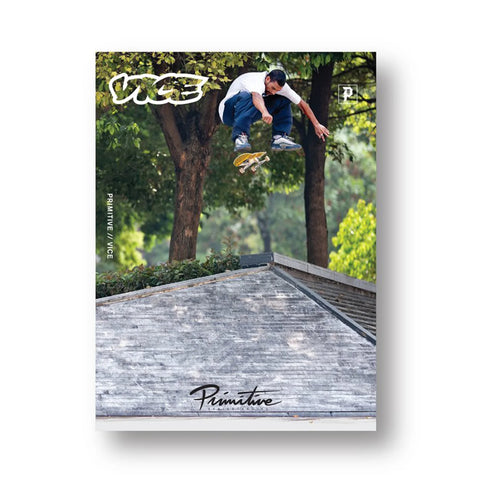 Primitive x Vice 'Mag Cover' Sticker - Grey