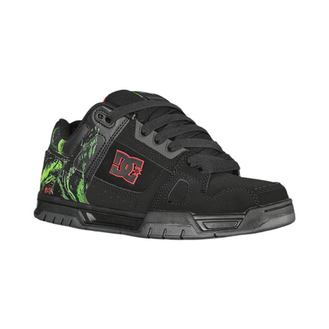 DC Shoes x Slayer 'Stag' Shoes - Black/Green/Black