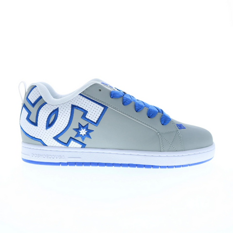 DC Shoes 'Court Graffik' Shoes - Grey/Blue/White