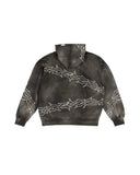 DGK 'Battalion' Heavyweight Sunbleached Hoodie - Black