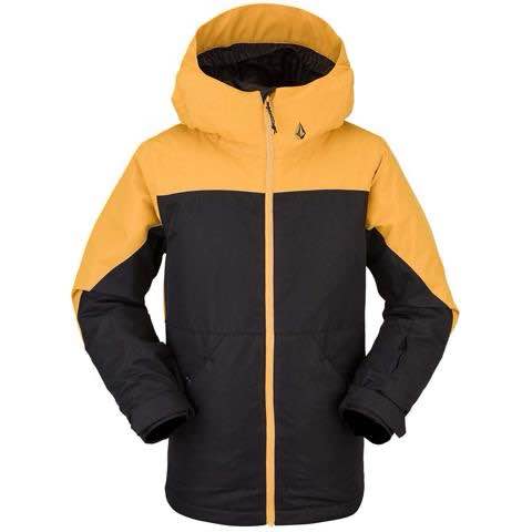 Volcom 'Vernon Insulated' Jacket - Amber Yellow/Black