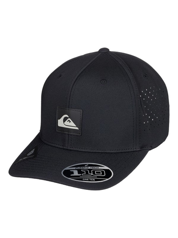 Quiksilver 'Adapted' 6-Panel Velcro Cap - Black