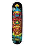 Thank You 'Torrey Tiki' Skate Deck - Black/Multicolor