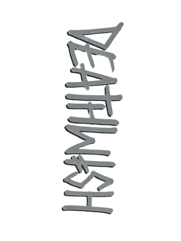 Deathwish 'OG Logo' Sticker - Grey