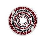 Independent 'Wheel' Sticker - Black/Red