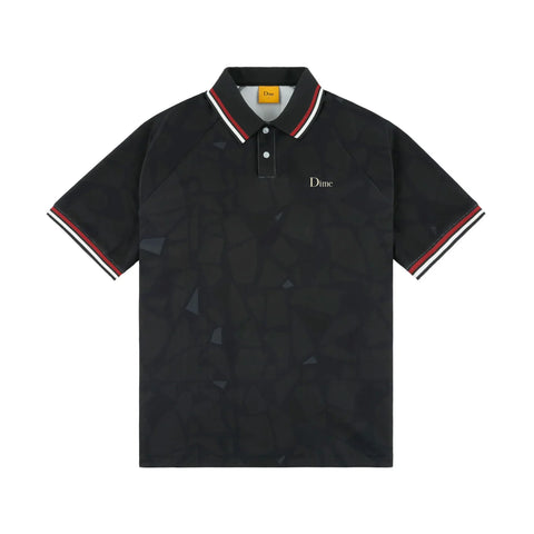 Dime 'Ceramic' Polo Shirt - Deep Charcoal