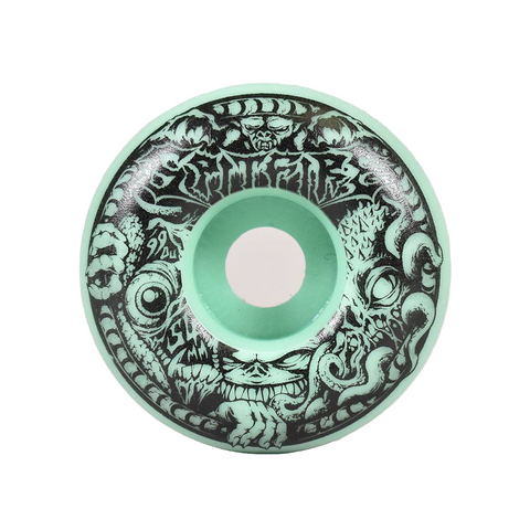 Spitfire 'Formula 4 Demongate Radial Full' 99A Wheels 54mm - Glow In The Dark