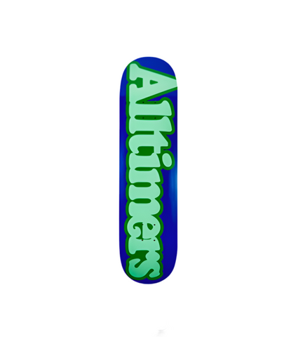 Alltimers 'Broadway' Skate Deck - Royal Blue