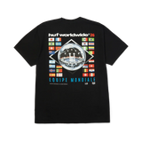 HUF 'Equipe Mondiale' Tee - Black
