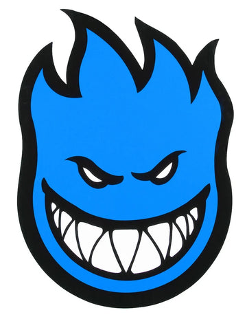 Spitfire 'Big Head' Huge Sticker - Blue