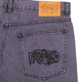 Frosted Skateboards 'Wavy Classic' Baggy Shorts - Faded Purple