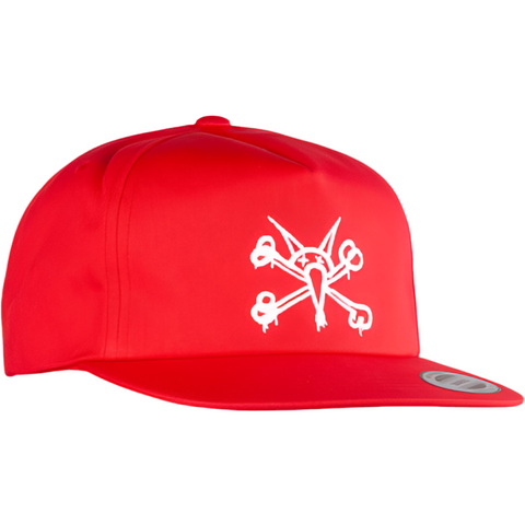 Powell Peralta ' Vato Rat' Snapback Cap - Red