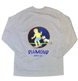 Diamond Supply Co. 'Bite' L/S Tee - Grey