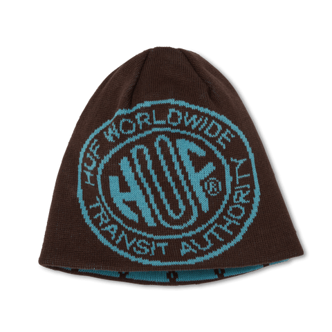 HUF 'Token Reversible Skull' Beanie - Bison