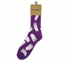 40’s & Shorties 'Double Cup' Socks - Purple