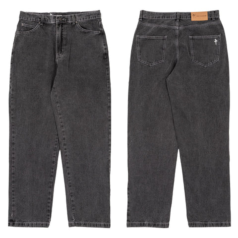 Red Dragon 'Franklin' Baggy Jeans - Grey