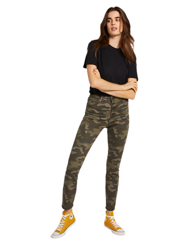 Volcom 'Super Stoned' Skinny Fit Jeans - Camo