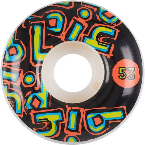 Blind 'OG Stacked' 99A Wheels 53mm - Black