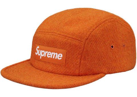 FW17 Supreme Featherweight Wool Camp Cap Orange