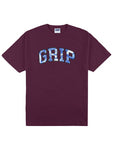 Classic Grip 'Porcelain' Tee - Burgundy