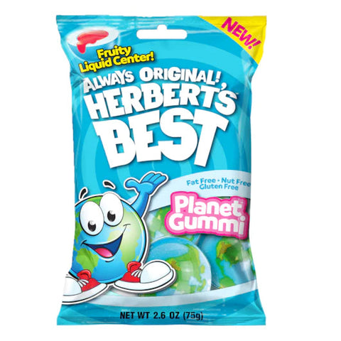 Herbert's Best Planet Gummi Candy - Peg Bag (75g)