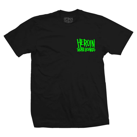 Heroin Skateboards 'Swamp Killer' Tee - Black