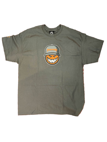 Thrasher x Spitfire 'SF Loc' Tee - Sport Grey